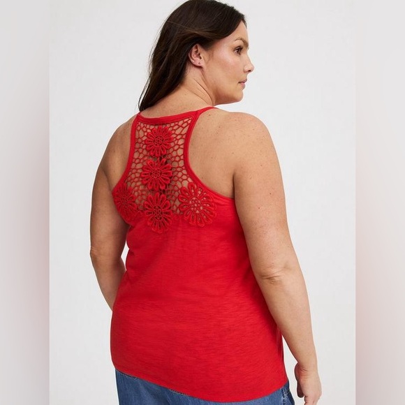 torrid Tops - Torrid Crochet Racerback Tank